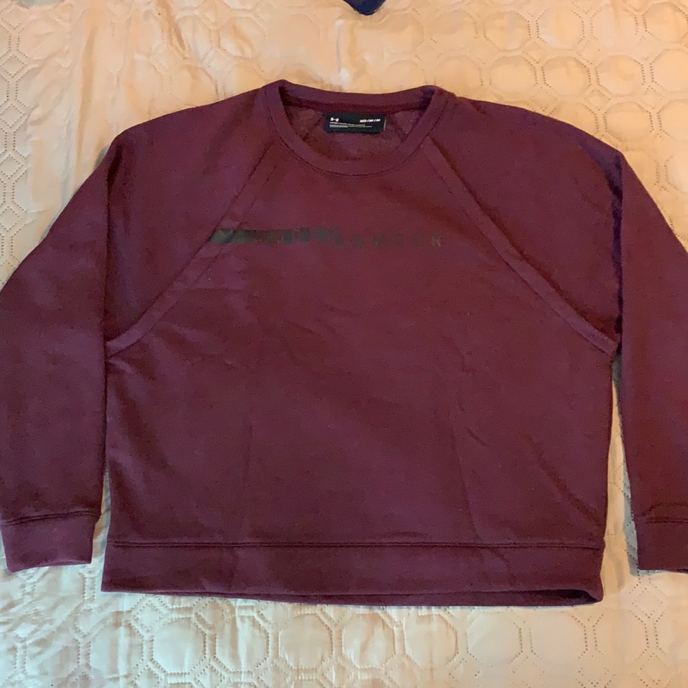 Maroon Under Armour Crewneck Sweatshirt